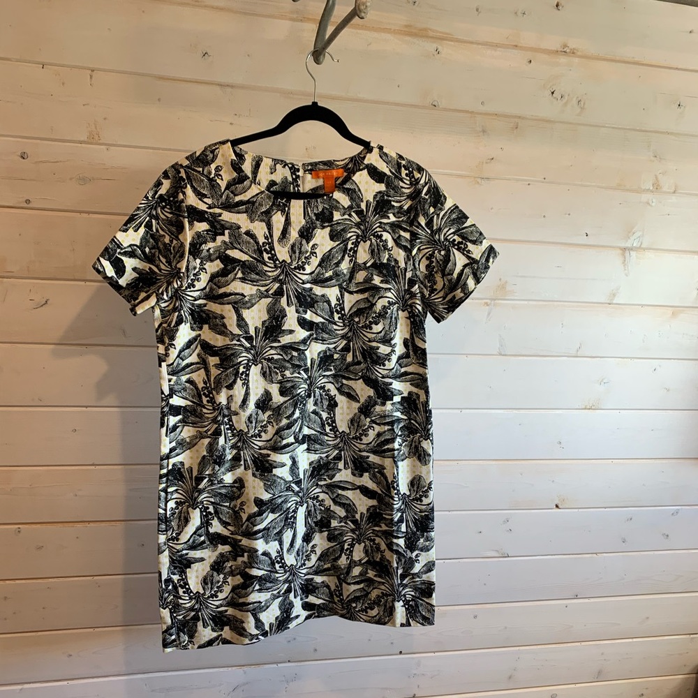 Joe Fresh | 100% Cotton Black & White Floral Dress